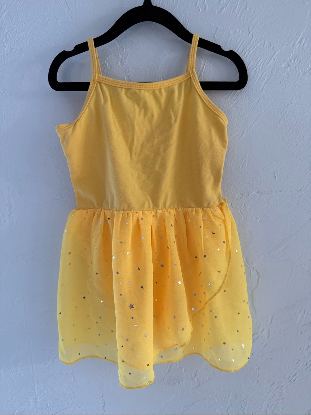 Yellow Sparkle Tulle Ballet leotard